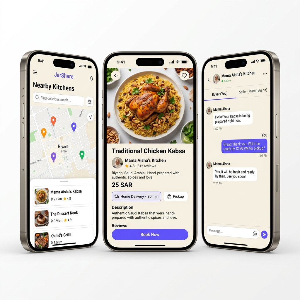 JarShare App Screenshots